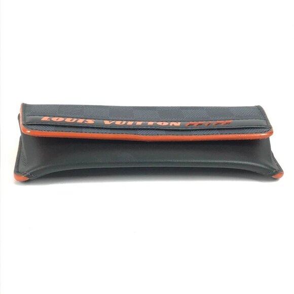 LOUIS VUITTON GI0380 Damier Cobalt Etui Lunet Woody Eyewear Sunglasses Case - Picture 4 of 16